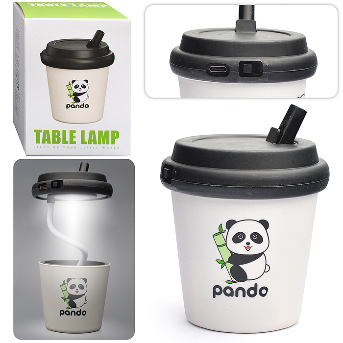 Фонарик-светильник игрушечный 358G "Стакан. Панда" в коробке Фонарик-светильник игрушечный 358G "Стакан. Панда" в коробке
