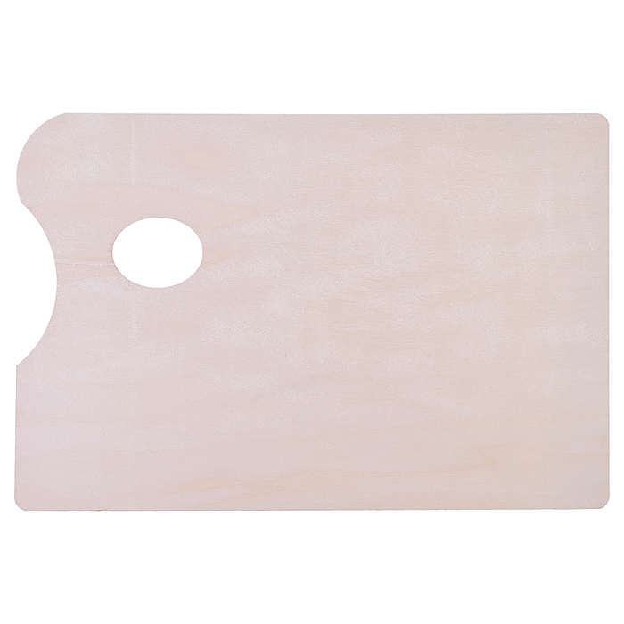 Палитра "Art" деревянная, прямоугольная, 20x30 см