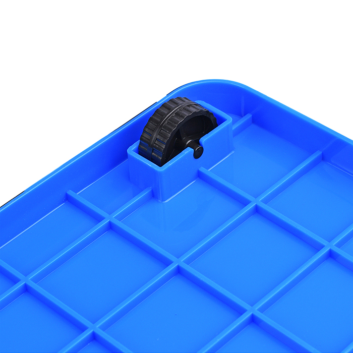 Фото к товару Контейнер 6 (35 л) "Единорожки" темно-голубой / голубой прозрачный Контейнер 6 (35 л) "Единорожки" темно-голубой / голубой прозрачный