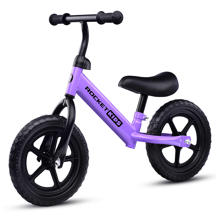 Беговел 12" Rocket, колеса EVA, цвет сиреневый Беговел 12" Rocket, колеса EVA, цвет сиреневый