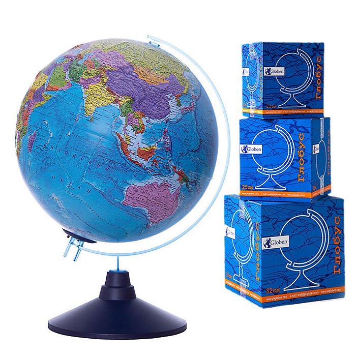 Глобус Земли политический 320мм Рельефный Классик Евро Глобус Земли политический 320мм Рельефный Классик Евро