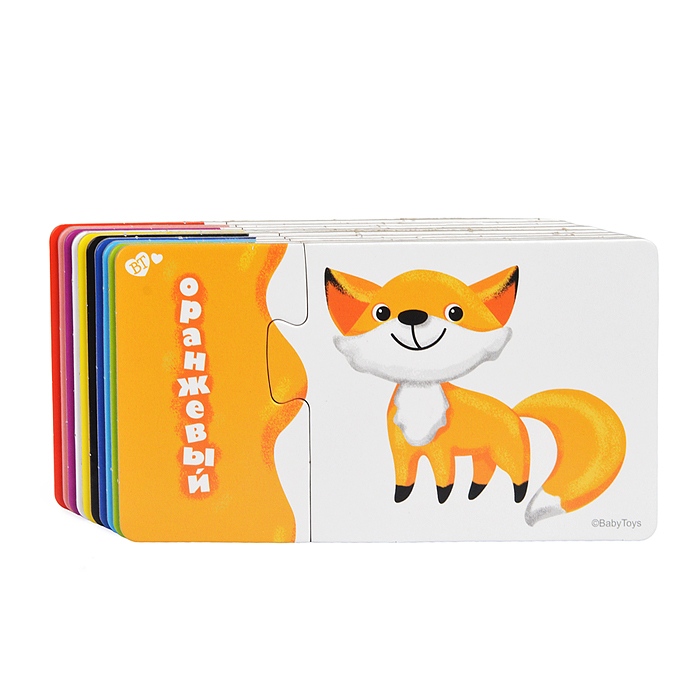 Фото к товару Пазлы макси парные "Учим цвета" BABY TOYS Пазлы макси парные "Учим цвета" BABY TOYS