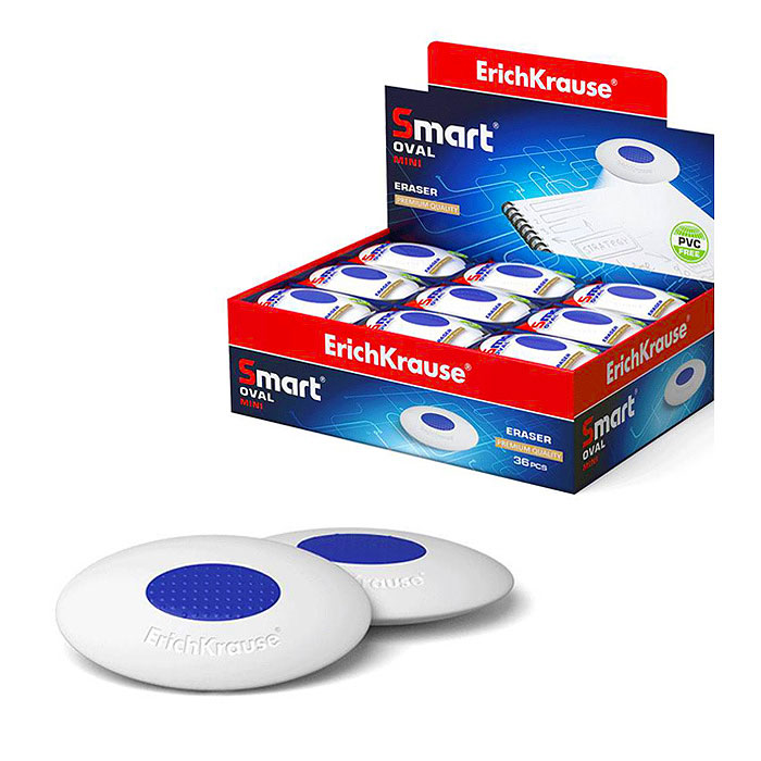Ластик с пластиковым держателем Smart Mini Oval Ластик с пластиковым держателем Smart Mini Oval