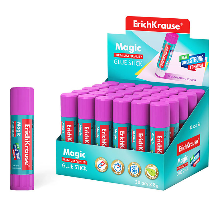 Клей-карандаш 8г Magic, Клей-карандаш 8г Magic,