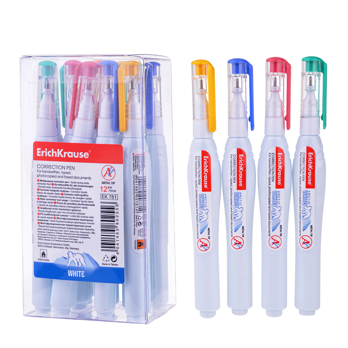 Штрих-корректор ручка RCTIC WHITE, 10 мл