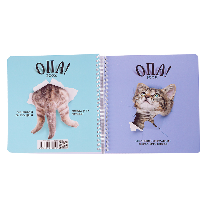 Фото к товару Тетрадь 96л. клетка/линия, А5 "Перевертыш Опа!" гребень Тетрадь 96л. клетка/линия, А5 "Перевертыш Опа!" гребень