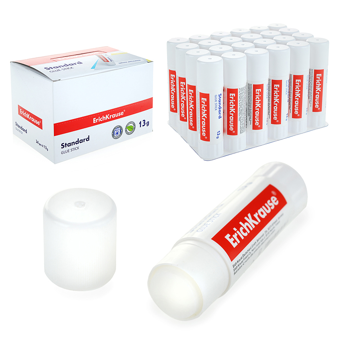 Клей-карандаш 13 г Standard, (в коробке-дисплее по 24 шт.) Клей-карандаш 13 г Standard, (в коробке-дисплее по 24 шт.)