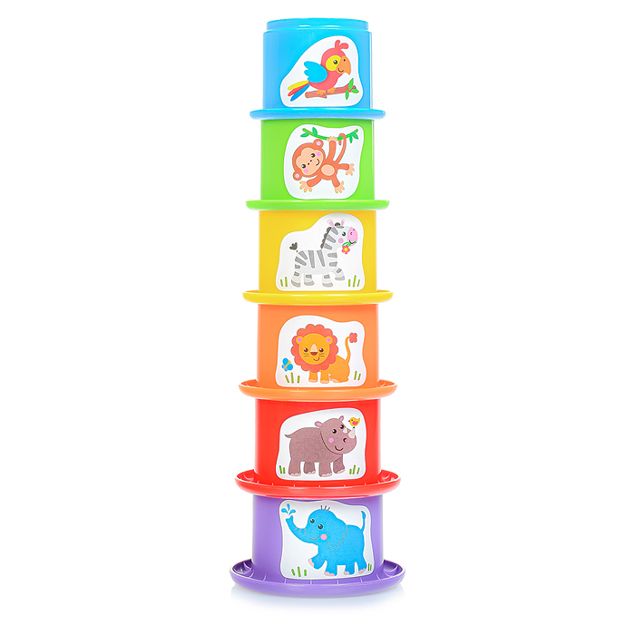 Фото к товару Пирамидка "Зоопарк" Пирамидка "Зоопарк"