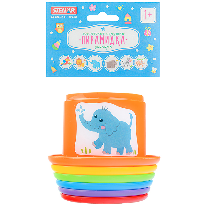 Фото к товару Пирамидка "Зоопарк" Пирамидка "Зоопарк"