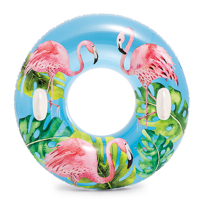 Фото к товару Круг для плавания «Узоры», с ручками, d=97 см, от 9 лет, цвета микс, 58263NP INTEX Круг для плавания «Узоры», с ручками, d=97 см, от 9 лет, цвета микс, 58263NP INTEX