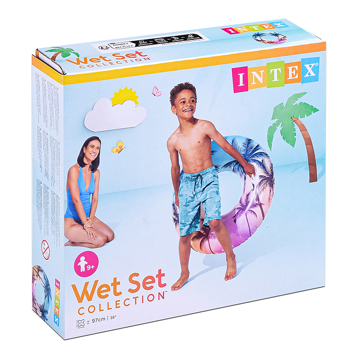 Фото к товару Круг для плавания «Узоры», с ручками, d=97 см, от 9 лет, цвета микс, 58263NP INTEX Круг для плавания «Узоры», с ручками, d=97 см, от 9 лет, цвета микс, 58263NP INTEX