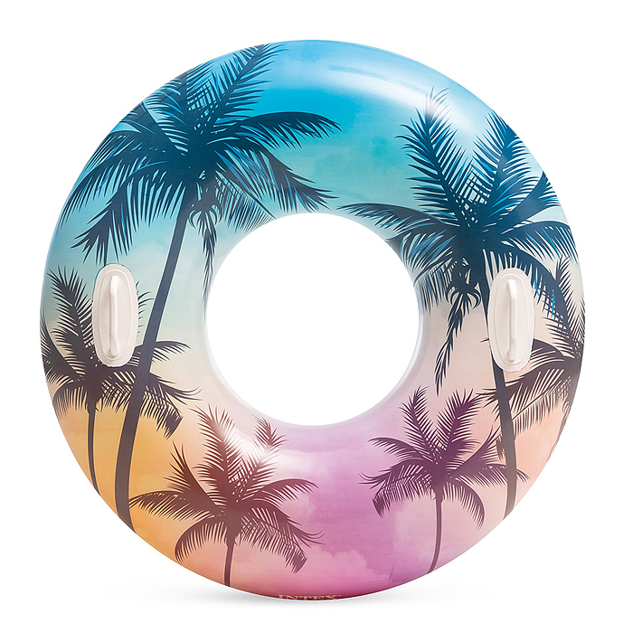 Фото к товару Круг для плавания «Узоры», с ручками, d=97 см, от 9 лет, цвета микс, 58263NP INTEX Круг для плавания «Узоры», с ручками, d=97 см, от 9 лет, цвета микс, 58263NP INTEX