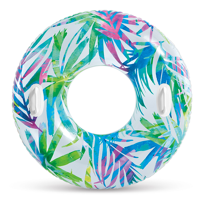 Фото к товару Круг для плавания «Узоры», с ручками, d=97 см, от 9 лет, цвета микс, 58263NP INTEX Круг для плавания «Узоры», с ручками, d=97 см, от 9 лет, цвета микс, 58263NP INTEX