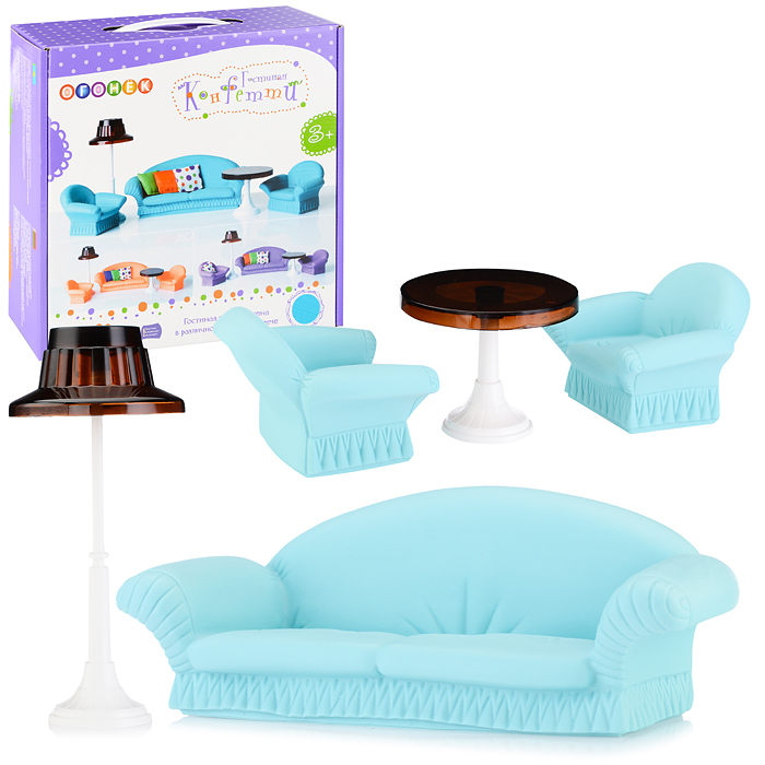 Гостиная "Конфетти". Бирюзовая Гостиная "Конфетти". Бирюзовая