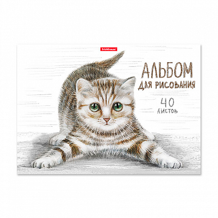 Альбом для рисования 40л. "Tabby" А4, на клею Альбом для рисования 40л. "Tabby" А4, на клею