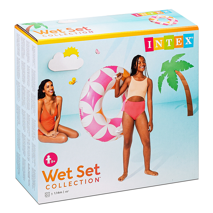 Фото к товару Круг для плавания d=114 см, от 9 лет, цвета МИКС, 56269NP INTEX Круг для плавания d=114 см, от 9 лет, цвета МИКС, 56269NP INTEX