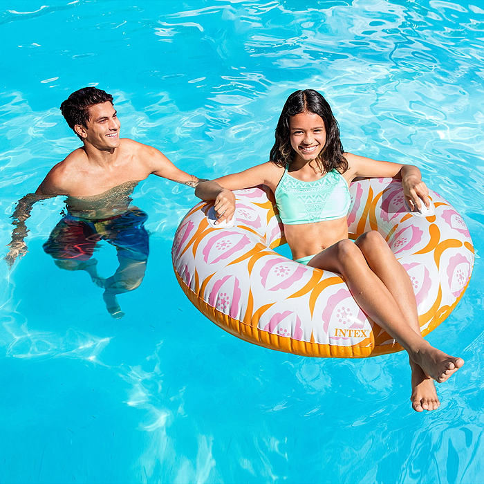 Фото к товару Круг для плавания d=114 см, от 9 лет, цвета МИКС, 56269NP INTEX Круг для плавания d=114 см, от 9 лет, цвета МИКС, 56269NP INTEX