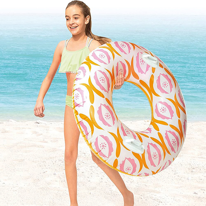 Фото к товару Круг для плавания d=114 см, от 9 лет, цвета МИКС, 56269NP INTEX Круг для плавания d=114 см, от 9 лет, цвета МИКС, 56269NP INTEX