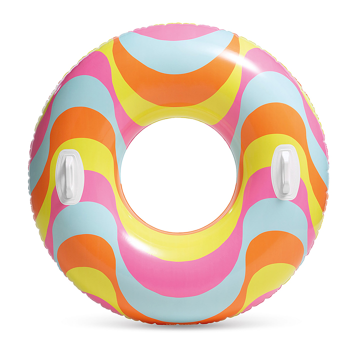 Фото к товару Круг для плавания d=114 см, от 9 лет, цвета МИКС, 56269NP INTEX Круг для плавания d=114 см, от 9 лет, цвета МИКС, 56269NP INTEX