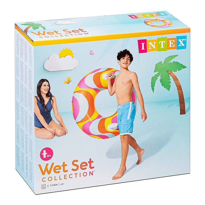 Фото к товару Круг для плавания d=114 см, от 9 лет, цвета МИКС, 56269NP INTEX Круг для плавания d=114 см, от 9 лет, цвета МИКС, 56269NP INTEX