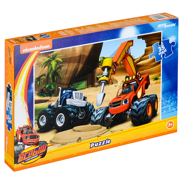 Пазлы 35 MAXI "Вспыш и чудо-машинки" (Никелодеон) Пазлы 35 MAXI "Вспыш и чудо-машинки" (Никелодеон)