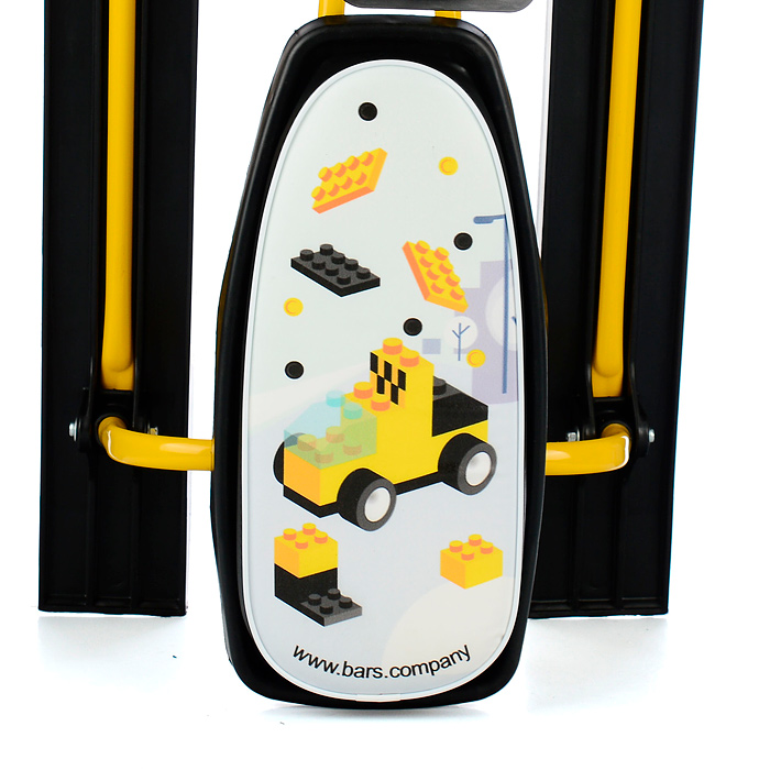 Фото к товару Игрушка Снегокат детский 122 "Toys" классический с рисунком (желтый) Игрушка Снегокат детский 122 "Toys" классический с рисунком (желтый)