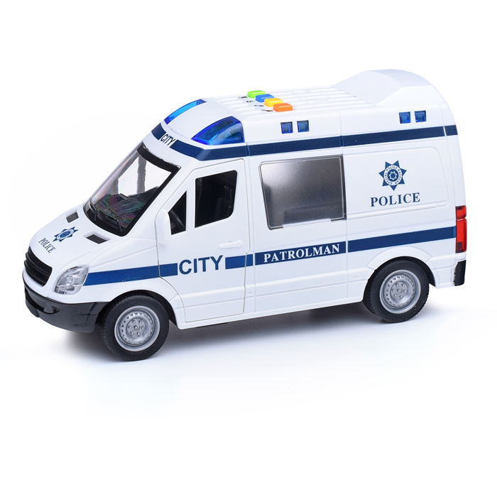 Машина WY590F "Полиция" 1:16 (свет, звук) в коробке