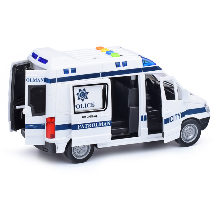 Машина WY590F "Полиция" 1:16 (свет, звук) в коробке