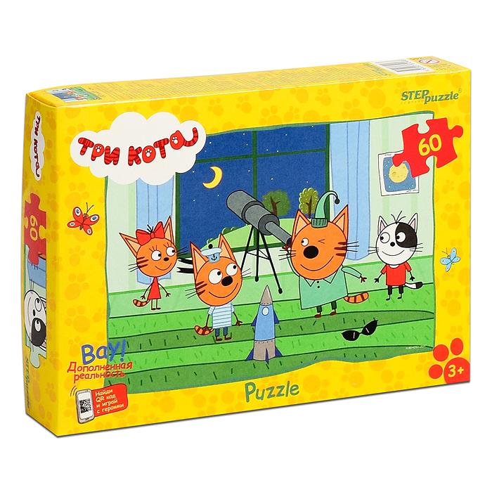 Пазлы 60 "Три кота (new 2)" (АО "СТС") Пазлы 60 "Три кота (new 2)" (АО "СТС")