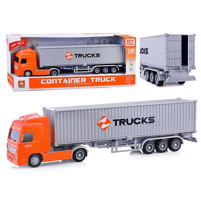 Машина WY795B "Контейнеровоз" 1:50 (свет, звук) в коробке Машина WY795B "Контейнеровоз" 1:50 (свет, звук) в коробке