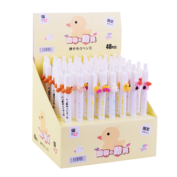 Фото к товару Ручка шариковая автоматическая "Утки" цвет чернил синий, 0.5 мм, в шоубоксе Ручка шариковая автоматическая "Утки" цвет чернил синий, 0.5 мм, в шоубоксе