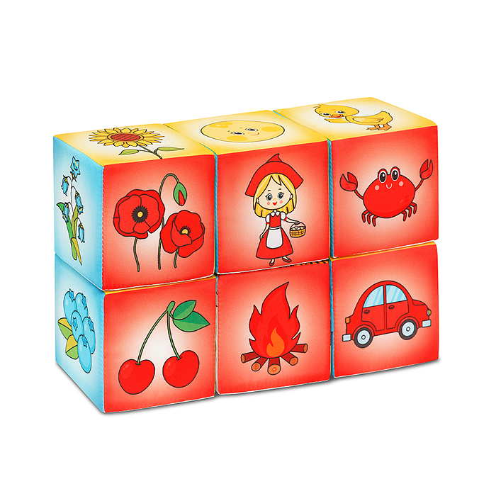Игрушка кубики "Азбука цвета"