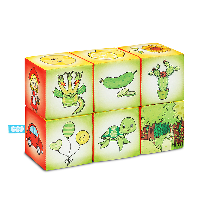 Игрушка кубики "Азбука цвета"