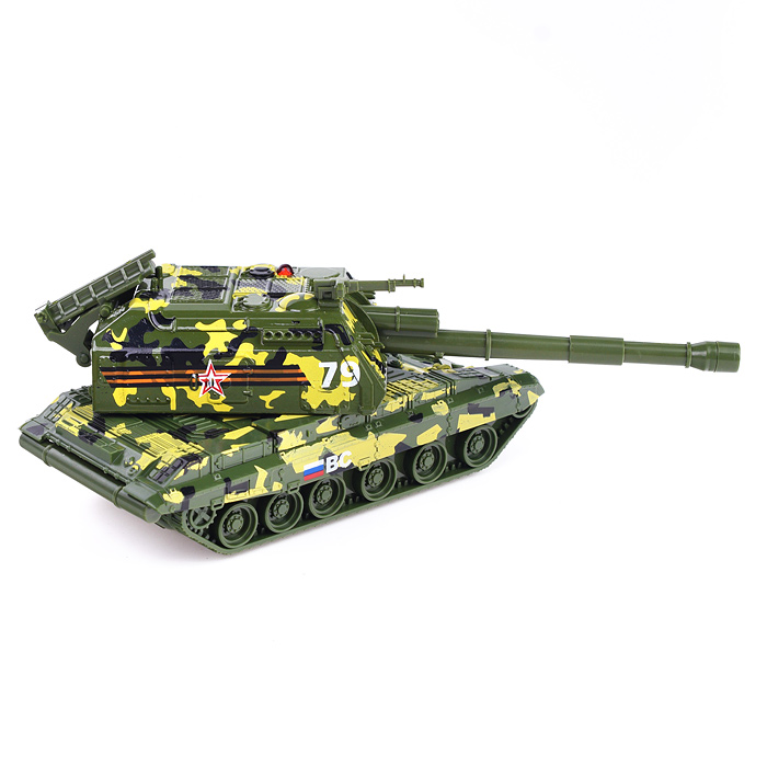 Фото к товару Модель металл Мста-Гаубица, 12 см, (свет-звук, вращ.баш, камуф,) инерц, в коробке Модель металл Мста-Гаубица, 12 см, (свет-звук, вращ.баш, камуф,) инерц, в коробке