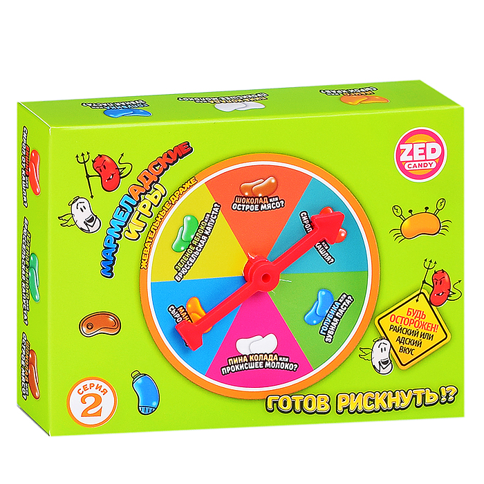 Мармеладские игры набор 2 серия, блок 1 шт. (120г х 24) ZED 