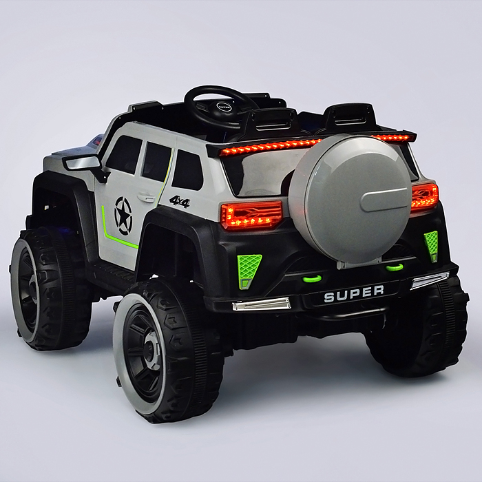 Фото к товару Электромобиль U023430Y "Бархан" 12V7A с полным приводом серый Электромобиль U023430Y "Бархан" 12V7A с полным приводом серый