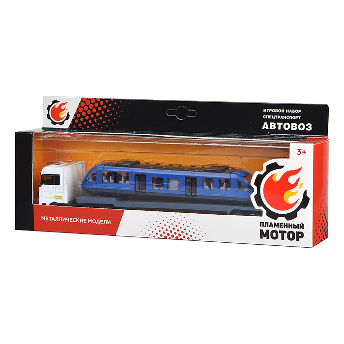 Фото к товару Набор машин металл. "Транспорт" Автовоз, Трамвай Набор машин металл. "Транспорт" Автовоз, Трамвай