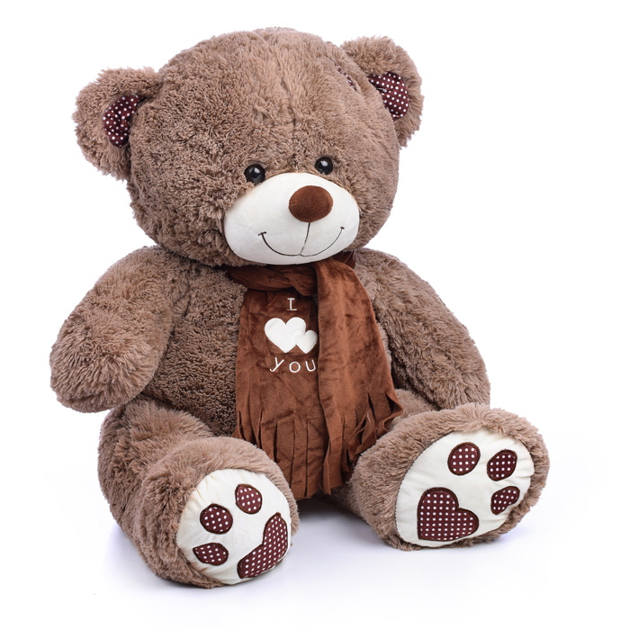 Медведь Тони с шарфом В110 бурый