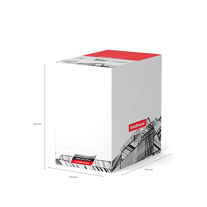 Фото к товару Карандаш механический ColorTouch® Emerald Wave 2.0 мм, с точилкой, НВ Карандаш механический ColorTouch® Emerald Wave 2.0 мм, с точилкой, НВ