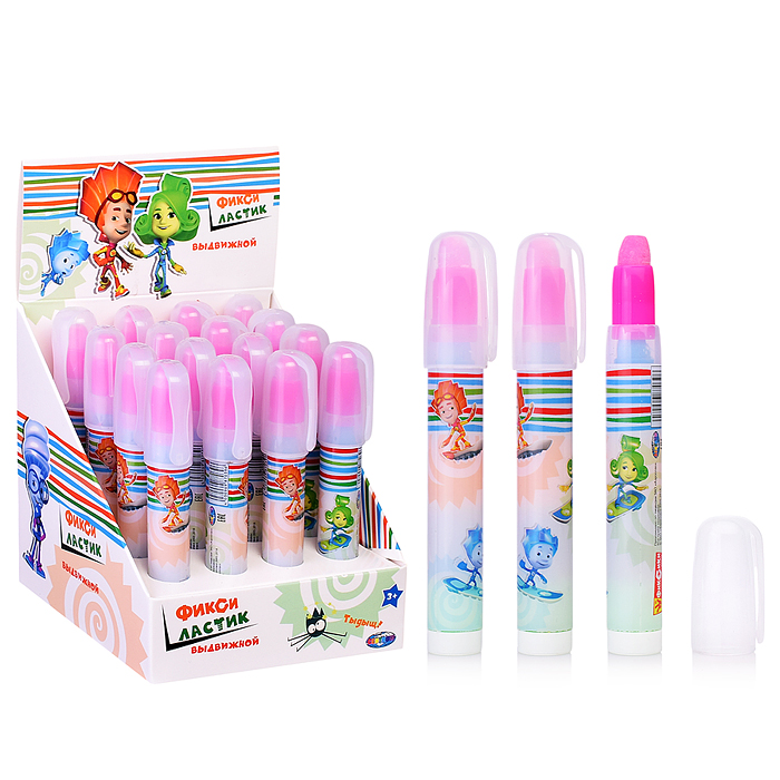 Ластик "Фиксики" сегментный синтетический каучук