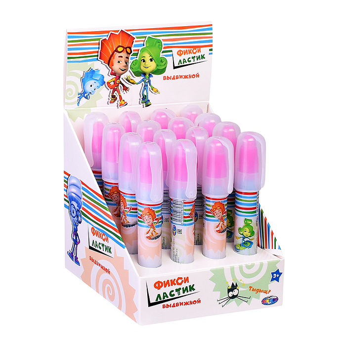 Фото к товару Ластик "Фиксики" сегментный синтетический каучук Ластик "Фиксики" сегментный синтетический каучук