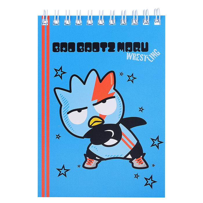 Блокнот Bad Badtz Maru, формат А6, 60 листов, на гребне, целлюлозный картон Блокнот Bad Badtz Maru, формат А6, 60 листов, на гребне, целлюлозный картон
