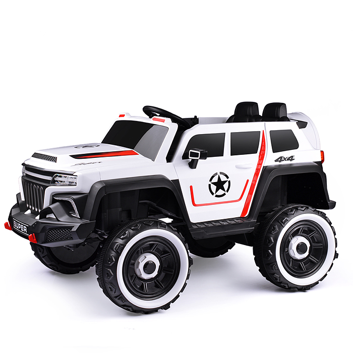 Фото к товару Электромобиль U023430Y "Бархан" 12V7A с полным приводом, белый Электромобиль U023430Y "Бархан" 12V7A с полным приводом, белый