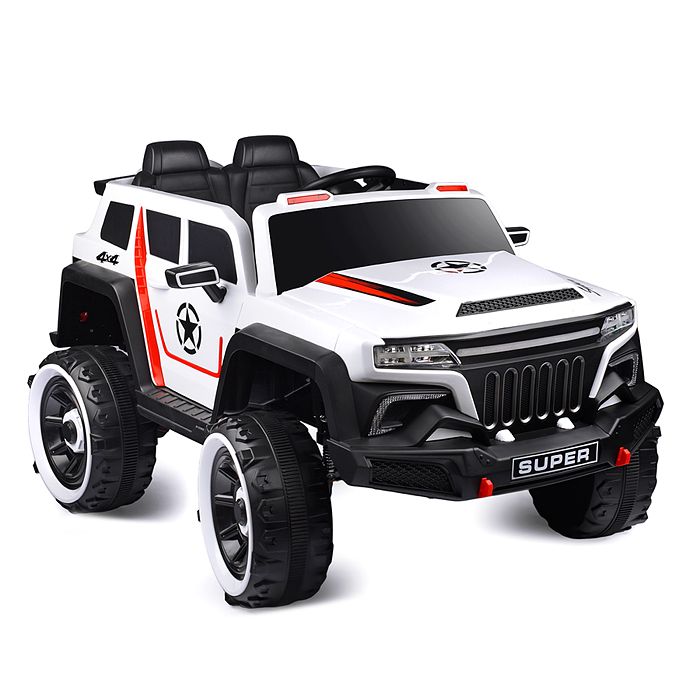 Фото к товару Электромобиль U023430Y "Бархан" 12V7A с полным приводом, белый Электромобиль U023430Y "Бархан" 12V7A с полным приводом, белый