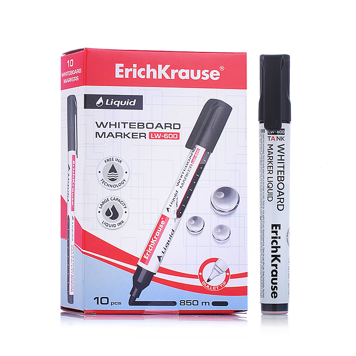 Маркер для досок с жидкими чернилами LW-600 Tank Liquid, цвет чернил черный