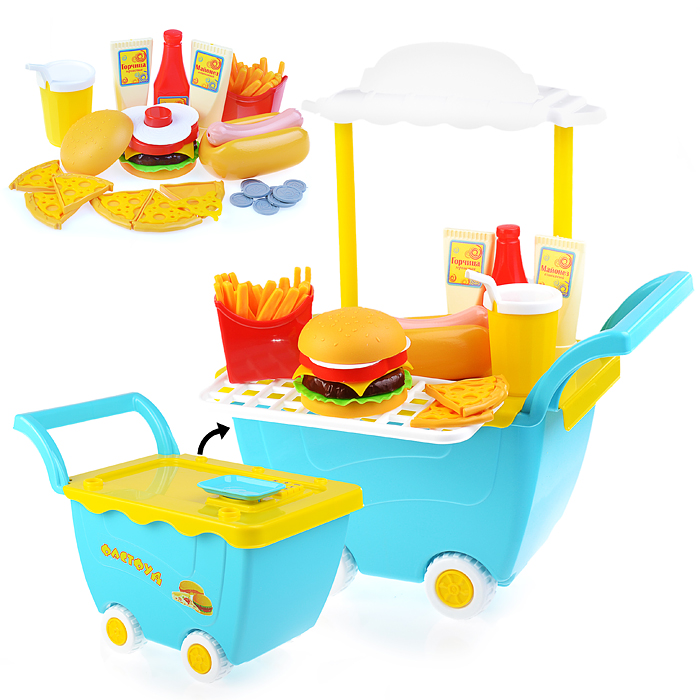 Тележка с фастфудом Тележка с фастфудом