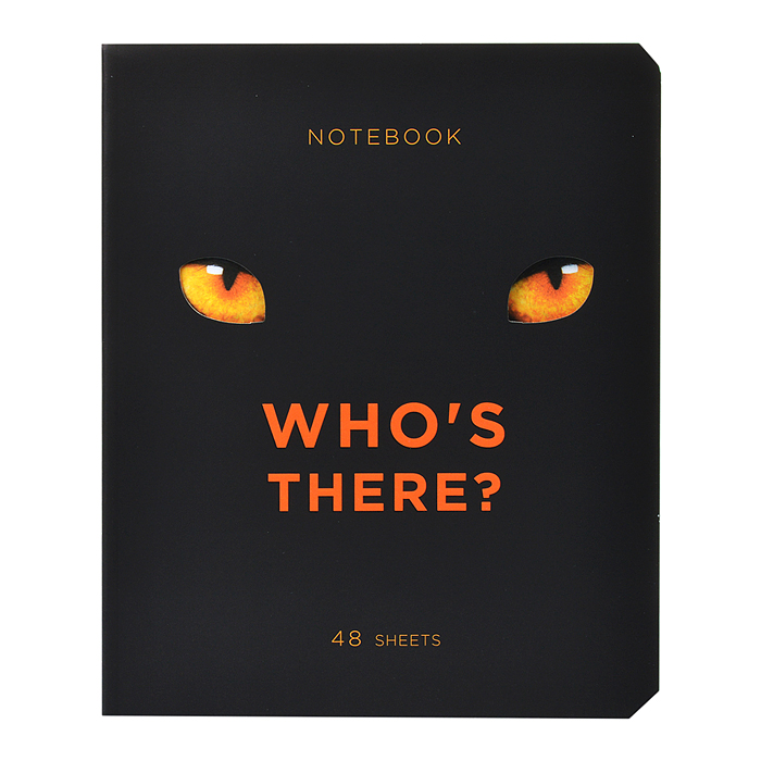 Тетрадь 48л. клетка, А5 "Кто это?" скрепка