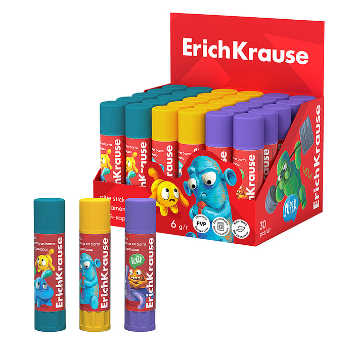 Клей-карандаш EasyStick Jolly Friends, 6г Клей-карандаш EasyStick Jolly Friends, 6г