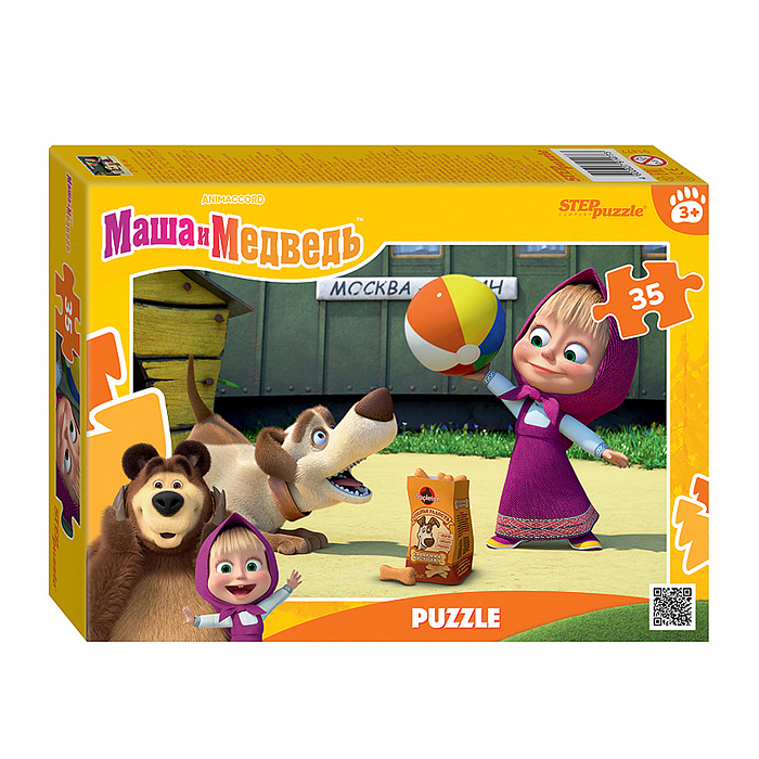 Пазлы 35 "Маша и Медведь. Лесные истории" (Анимаккорд) Пазлы 35 "Маша и Медведь. Лесные истории" (Анимаккорд)