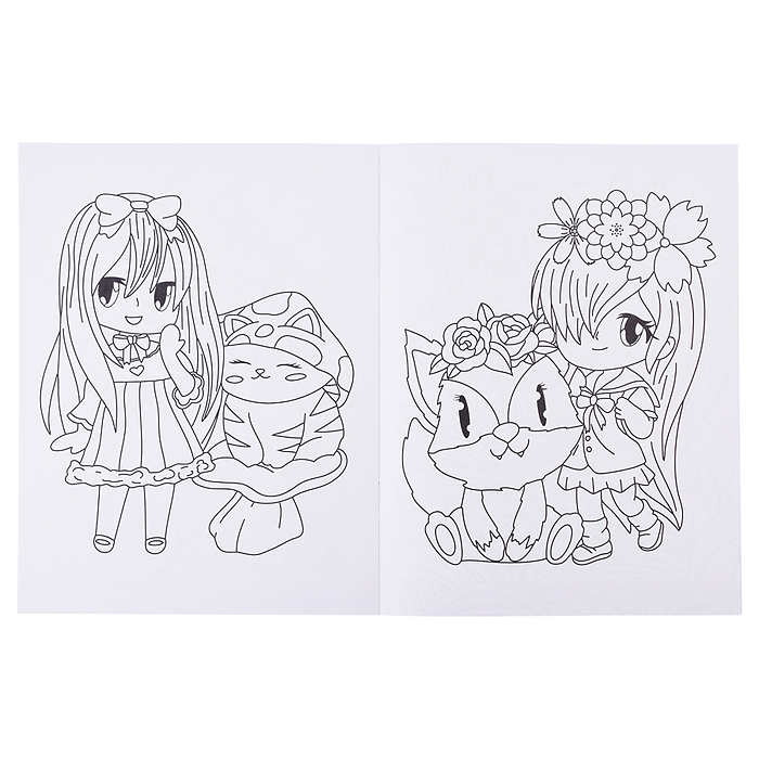Фото к товару Раскраски аниме. Очаровашки Раскраски аниме. Очаровашки